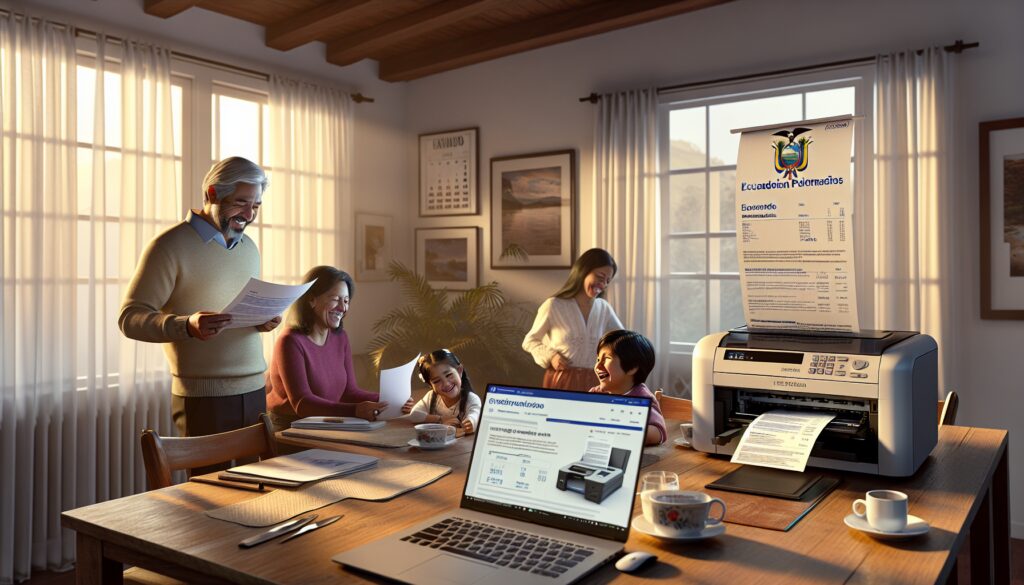 Guía para imprimir planilla de luz en Ecuador 2024