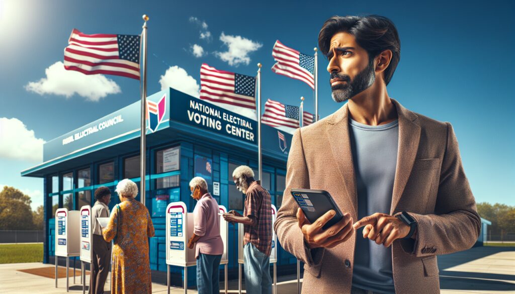 Personas votando en Centro Nacional de Votación.